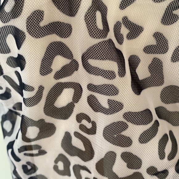 NW Mesh leopard print bodycon dress - Picture 4 of 4